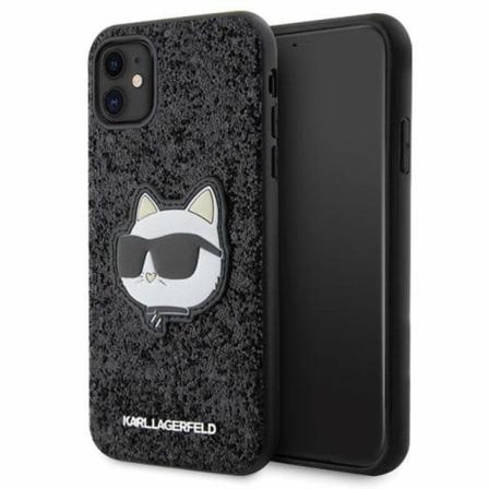 Karl Lagerfeld iPhone 11/XR Mobilskal Glitter Choupette Patch