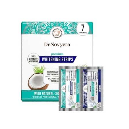 1-3 Esker Tannblekingsstrips - 7-dagers behandling med sklisikker, tørr stripsteknologi