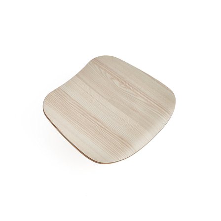 Sitz für Klassenzimmerstuhl YNGVE, Kufengestell, Esche, Größe 4-5