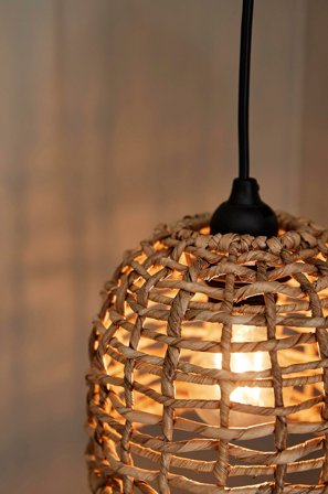 PR Home - Riippuvalaisin ulkona Cebu 17 cm - Beige - Kattovalaisimet ulkokäyttöön - - Homeroom