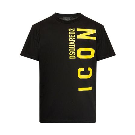 Dsquared2 T-Shirts , Zwart , Heren , Maat: L