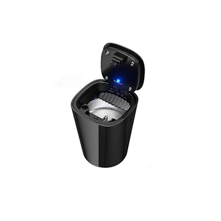 Bærbart askebeger til bil med lokk, mini søppelbøtte til bil
