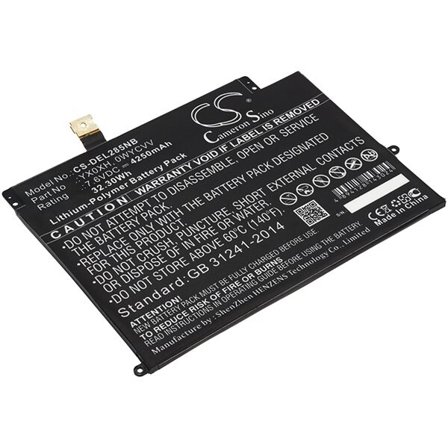 Batteri till Notebook, Bärbar dator för DELL Latitude 7285