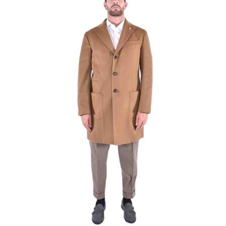 L.b.m. 1911, Single-Breasted Coats Beige, Heren, Maat:XL
