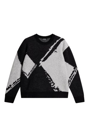 J.Lindeberg - Jaxton Knitted Sweater - Black - Mann - L