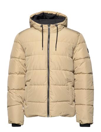 Onsmelvin Life Quilt Hood Jacket Otw Vd Beige ONLY & SONS