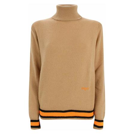 Msgm, RTW Turtleneck Bruin, Dames, Maat:M