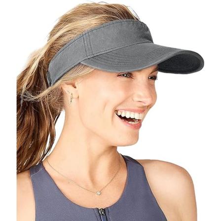Solskjermer for kvinner og menn Sports Solskjerm Hatter for kvinner Bomull Sommer UV-hatt med hestehalehull...