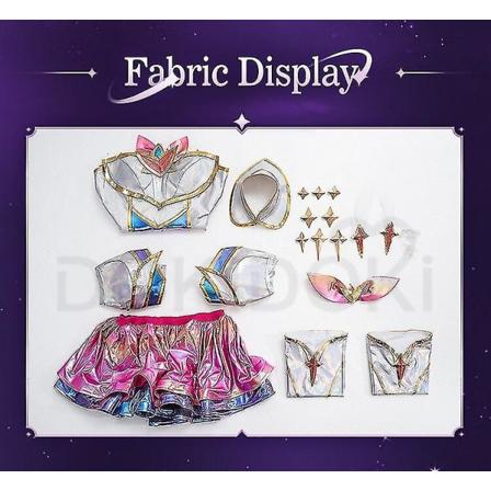 Rask levering Dokidoki-r Game Lol Cosplay League Of Legends Kaisa Star Guardian Costume Star Guardian Kaisa Cosplay Cosplay Wig Plus Size Costume XXL