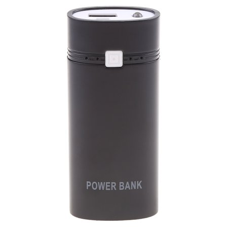 Profesjonell Mini USB-port 2x 18650 Batteriladerholder Power -Bank Boks for Skall for Etui DIY-sett