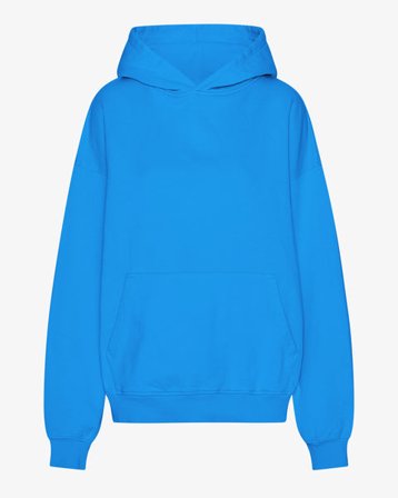 Organic Oversized Hood - Pacific Blue - Female - XS