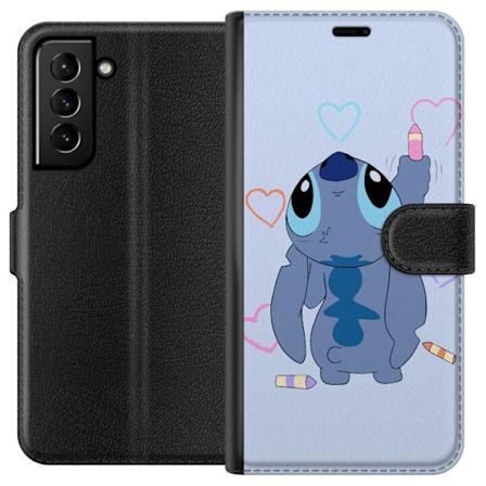 Samsung Galaxy S21+ 5G Plånboksfodral Stitch rita