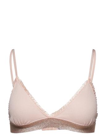 Solid Tamika Bra Lingerie Bras & Tops Soft Bras Triangle Bras Rosa Becksöndergaard