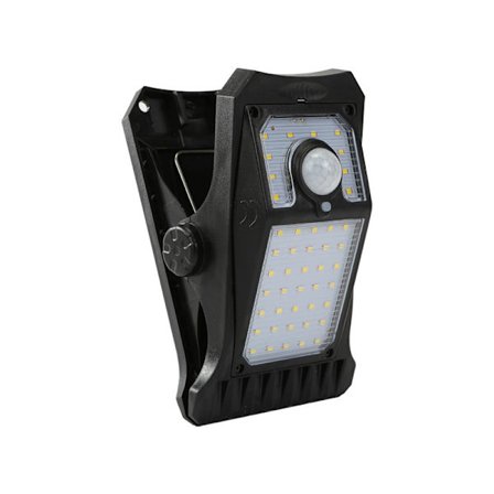 45LED Solcellslampor Utomhus Klämma Rörelsesensorlampor 3 Lägen 3 M