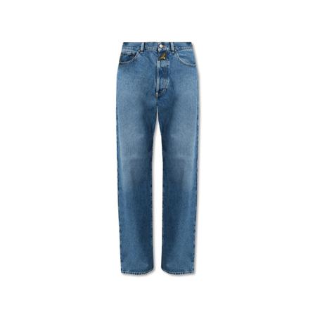 Diesel, Straight-cut jeans Blauw, Heren, Maat:W38 L32,nylon