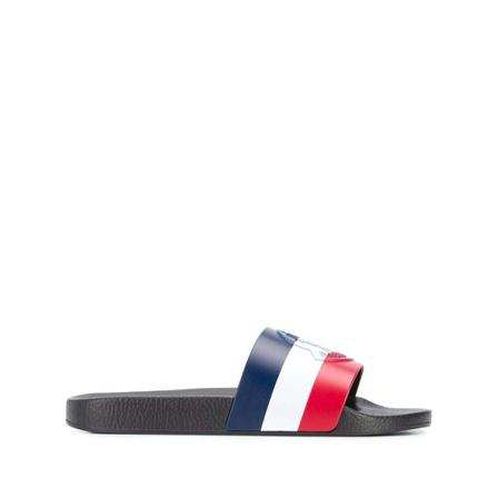 Moncler, Sliders Czarny, Mężczyzna, Rozmiar: 41 EU