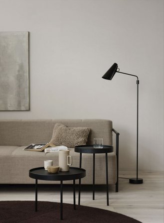 Birdy gulvlampe swing H133 - sort