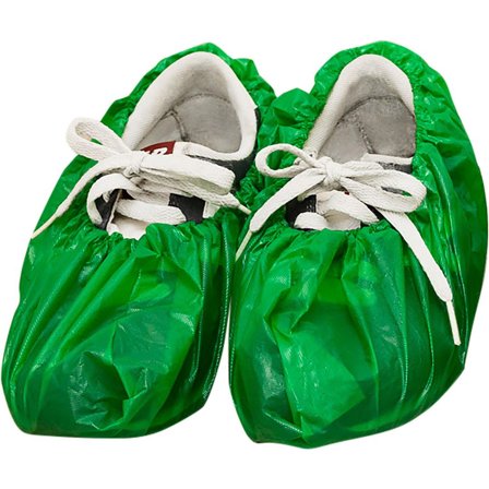 POLYNOVA Skoskydd 150 X 410 mm Grön 100/fp - Lyreco - Skyddsutrustning - Engångskläder - Skoskydd