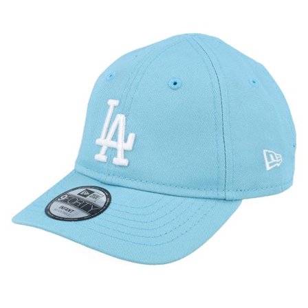 New Era - MLB Blå adjustable Keps - Kids Los Angeles Dodgers Infant League Essential 9FORTY Light Blue/White Adjustable @ Hatstore