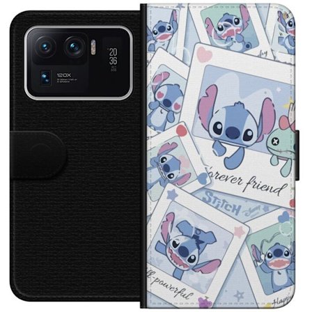 Kompatibel Tegnebogsetui til Xiaomi Mi 11 Ultra Drømmende skyer i toner af lyserød, lilla og blå med funklende stjerner og en blød eventyrstemning