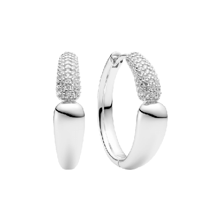 Sif Jakobs Jewellery Örhängen Goccia Creolo Dam Silver ONESIZE