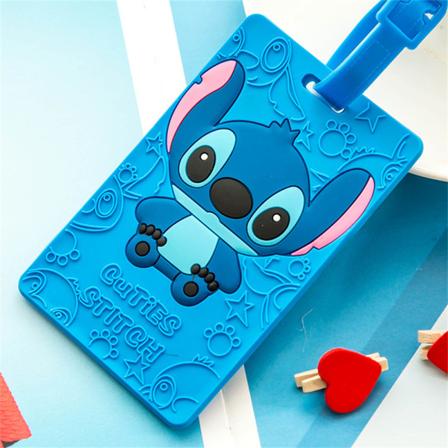 5st tecknat silikon boardingkort, mode resebagage Blue