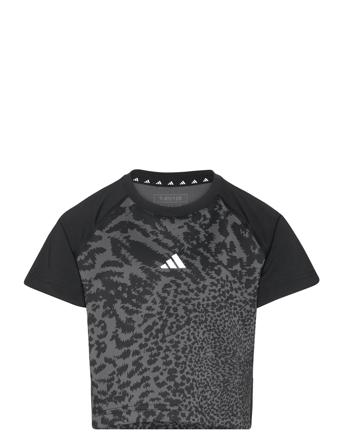Jg Pri Tee Sport T-shirts Sports Tops Black Adidas Sportswear