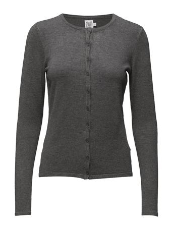 A8661, Milasz R-Neck Cardigan Strikkegenser Cardigan Grå Saint Tropez