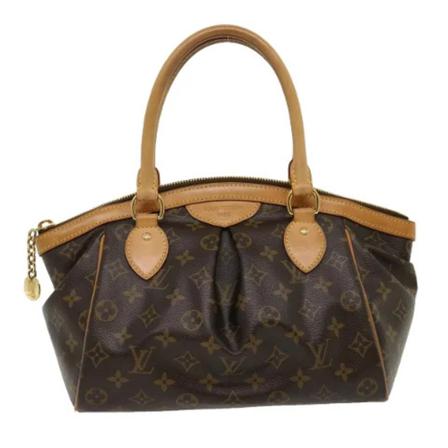 Louis Vuitton Vintage, Pre-owned Canvas Handbag Bruin, Dames, Maat:ONE Size