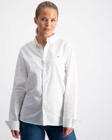 GANT SHIELD OXFORD BD SHIRT Hvit Skjorter Jente - Kids Brand Store