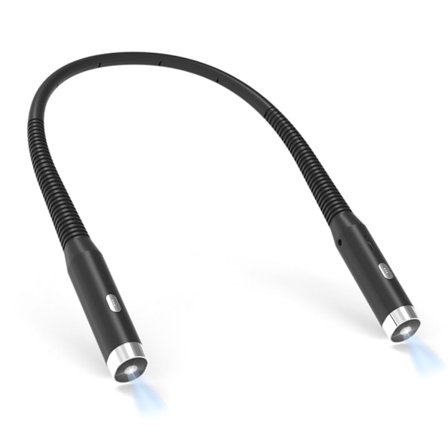 Oppladbar Stabil Terapihalslampe for Strikketeknikere og Kveldslesing