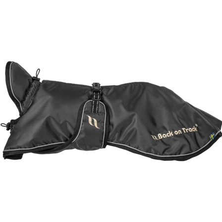 Back on Track Stanley Hundregntäcke Fodrat 70-90 cm Svart