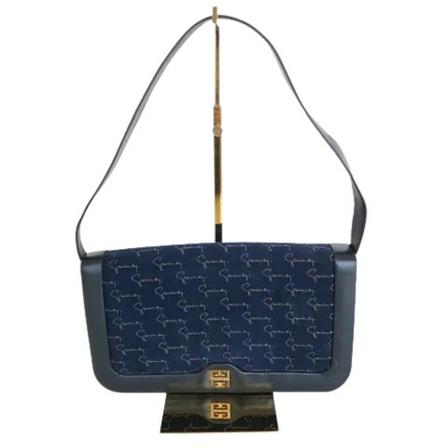 Givenchy Pre-owned, Pre-owned Suede shoulder-bags Blauw, Dames, Maat:ONE Size