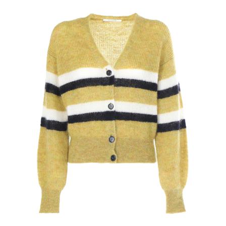 Pomandère Cardigans Gul, Dame, Størrelse: XS