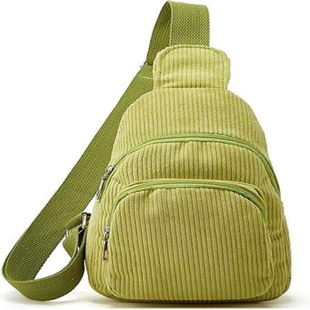 Naisten Sling-laukku Pieni Crossbody Sling-laukku Corduroy Sling Reppu Fanny Vyölaukku Matkustamiseen Urheiluun Juoksuun Vaellukseen