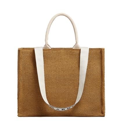 Marni, Tote Bags Brązowy, Kobieta, Rozmiar: ONE Size
