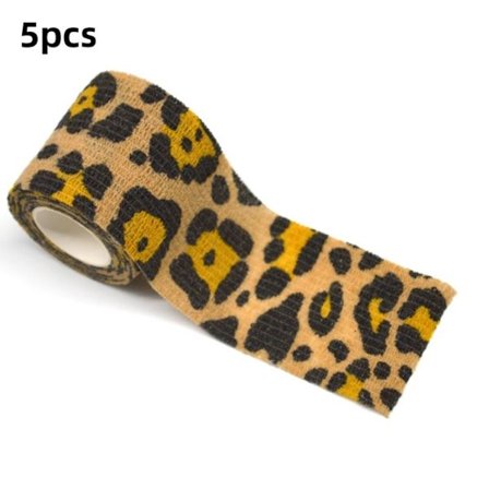5 st Elastiskt bandage Pet Tape LEOPARD LEOPARD