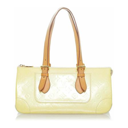 Louis Vuitton Vintage Pre-owned Tas , Geel , Dames , Maat: ONE Size Vintage Tassen