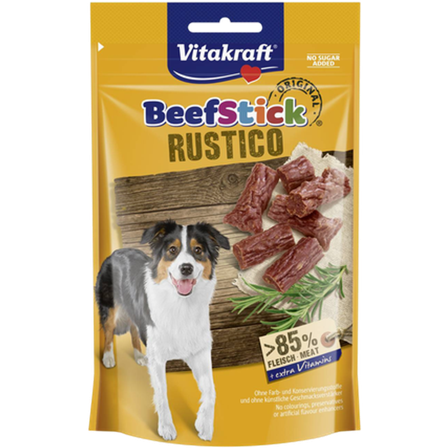 Vitakraft - Dog Beefstick Rustico 55 g - Hund - Hundegodbiter & tyggebein - Myke tyggestrips - ZOO.no