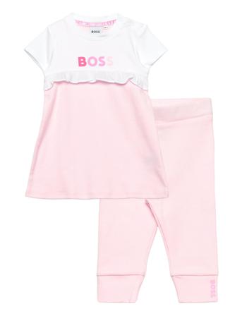 Ens.dress+Leggings+Headband Pink BOSS