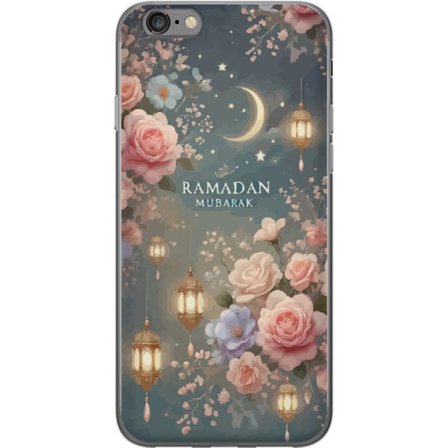 Kompatibel Mobilcover til Apple iPhone 6 Mørk fantasy scene med menneske og dæmonisk væsen i ildelandskab med overnaturlig kraft