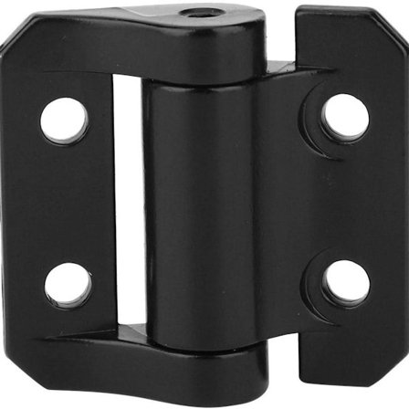 Torsionshængsel, kraftig justerbar vinkelhængsel sort zink KLB