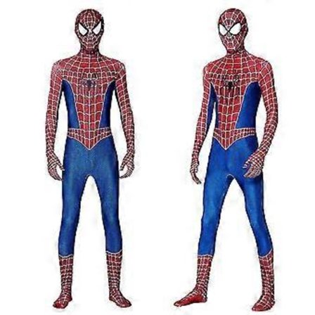 Superhelt Spider-man Bodysuit Kostyme Herre Halloween Cosplay Kostymer Spiderman Jumpsuit Voksen (190)