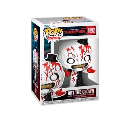Funko Pop! Filmer: Terrifier 2 - Art the Clown - Blodig - Samleobjekt Vinylfigur - Gaveidé - Offisielle produkter - Leker for barn og voksne