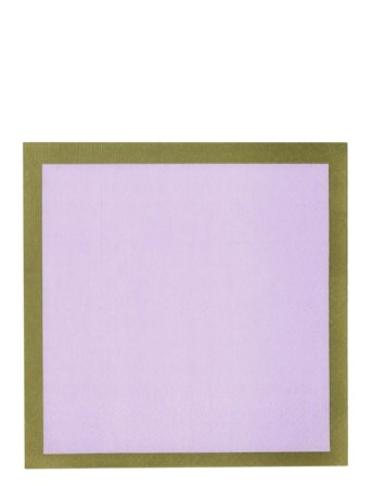 Iittala Play Paper Napkin 33X33Cm Lilac-Olive - Purple - 47X65CM