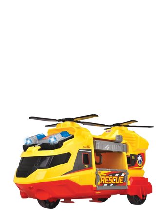 Dickie Toys Rescue Helicopter, 30 Cm Yellow Dickie Toys