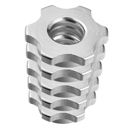 5 st Halkfria Hantel Skivstång Mutter Kragar Hexagonala Spännen för Säker Passform Gjuten Konstruktion Enkel Installation Kompatibel med 