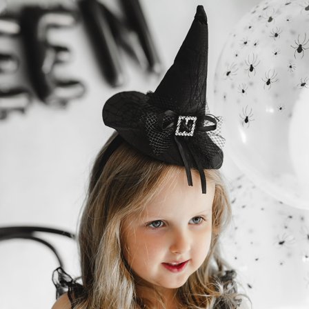 Diadem med Häxhatt Svart