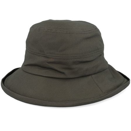 Seeberger - Grön bucket Hatt - Cotton Bolero Khaki Bucket @ Hatstore