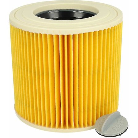Flkwoh Vhbw Filterpatron Kompatibel med Krcher NT 27/1 ME Professional, NT 48/1 TE Professional Støvsuger - Tørr eller Våt - Plissert Filter